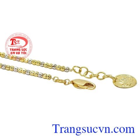 Lắc tay vàng bi nhỏ với thiết kế tinh xảo dành cho phái đẹp