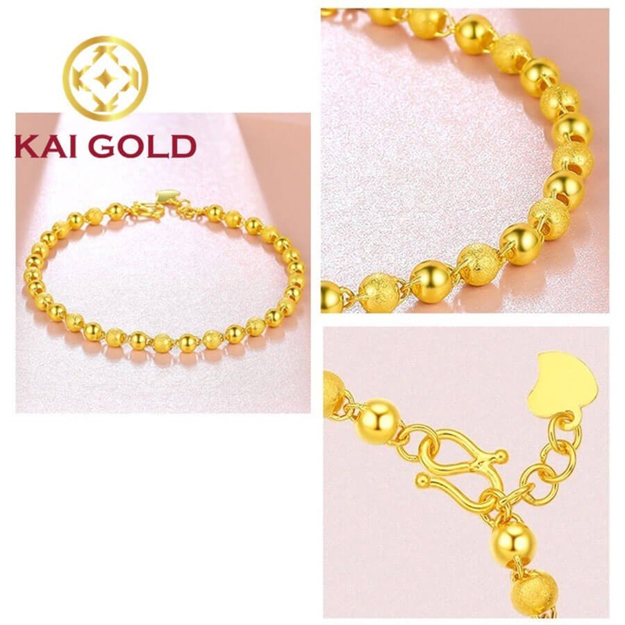 Lắc tay vàng đeo ở tay không thuận tiện lợi khi sinh hoạt