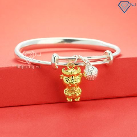Lắc tay vàng khắc tên mang ý nghĩa cá nhân hóa