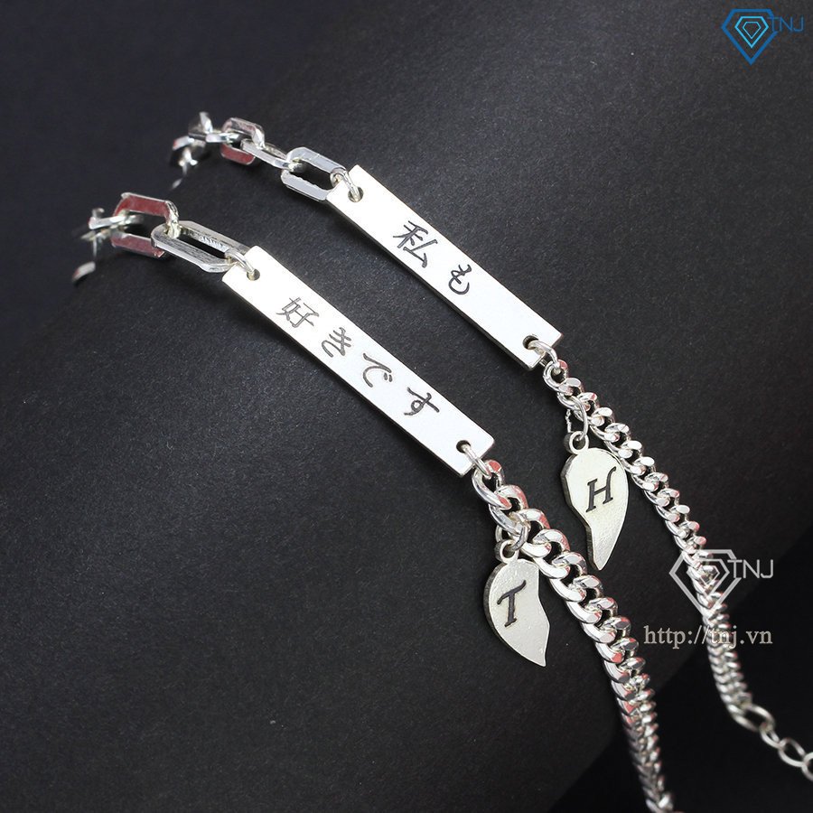 Mẫu vòng tay đôi bff 3 người đơn giản nhưng ý nghĩa