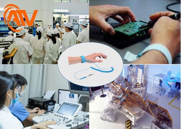 Ngành nghề sử dụng dây đeo vòng tay chống tĩnh điện