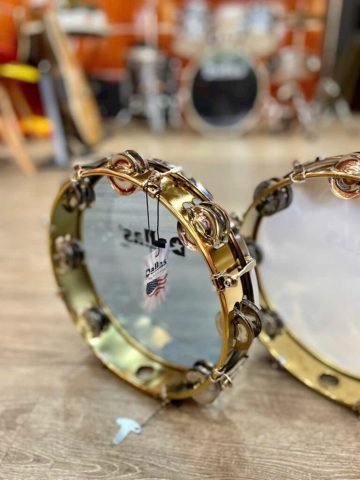 nhạc cụ lắc tay tambourine inox chất lượng