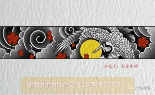 Phong cách hình xăm vòng tay Nhật cổ truyền thống