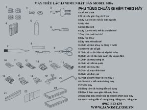 Phụ kiện máy thêu và máy may đa năng 808A