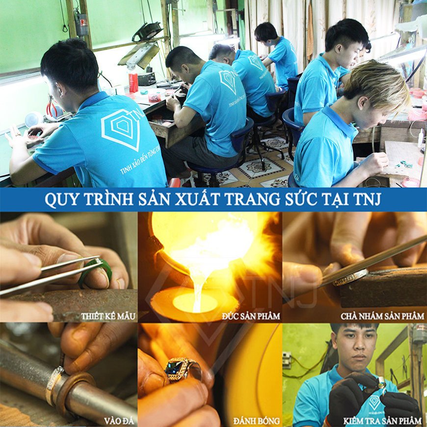 Quy trình chế tác lắc tay bạc thủ công an toàn cho bé sơ sinh