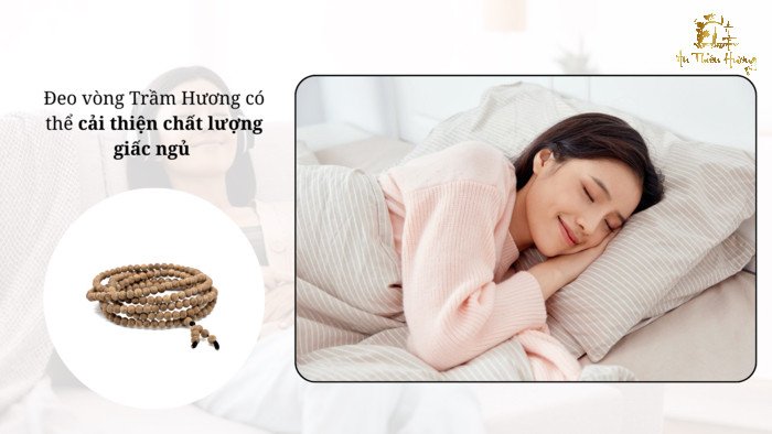 Tác dụng của vòng tay trầm hương hỗ trợ cải thiện giấc ngủ sâu