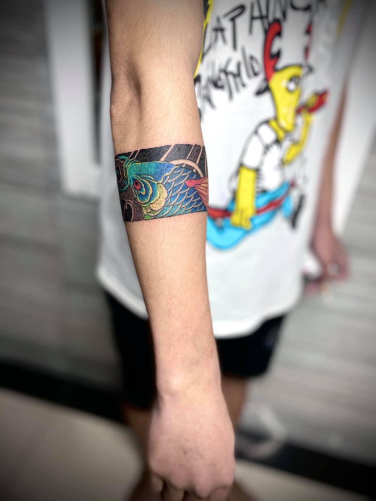 Tattoo vòng tay Nhật cổ mang ý nghĩa tích cực và sâu sắc