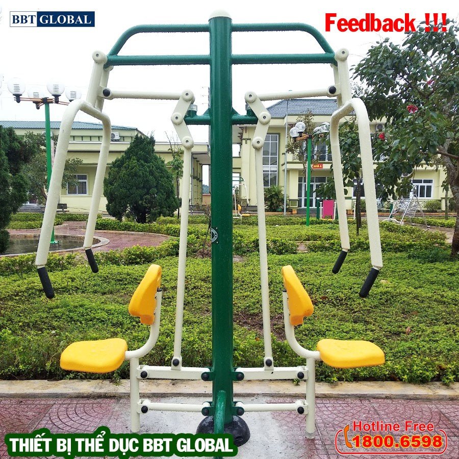 Thiết bị thể dục ngoài trời lắp đặt tại Hưng Yên