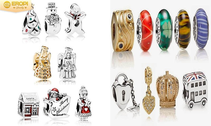 Thiết kế sáng tạo và phong phú của các hạt charm Pandora