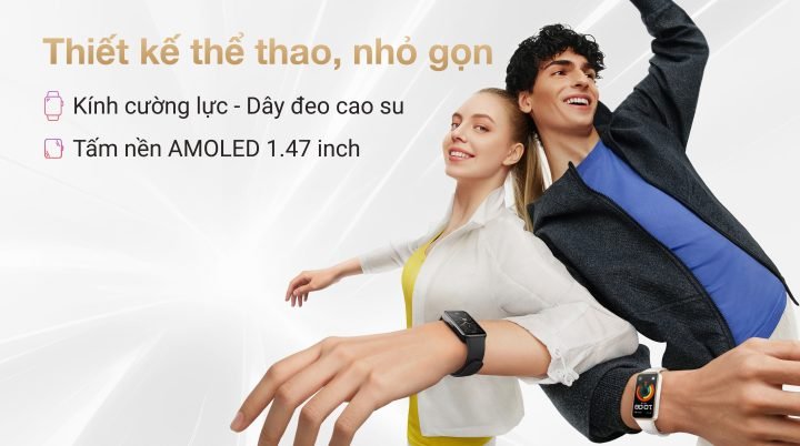Thiết kế thanh lịch của vòng tay thông minh Honor Band 9 màu đen