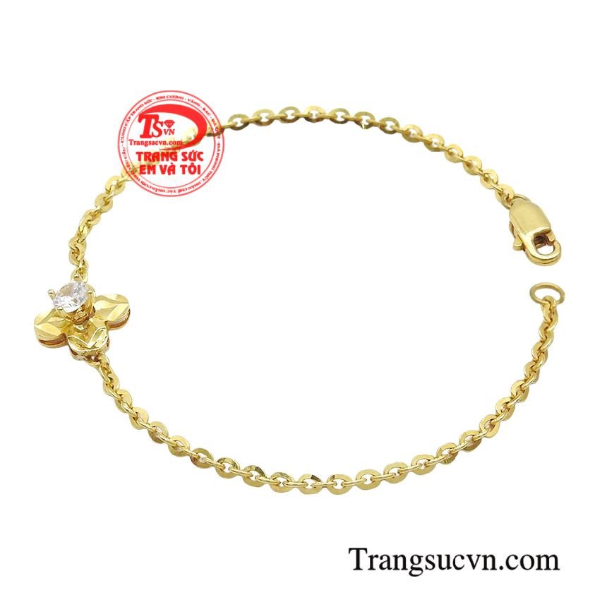 Trang sức hoa mai vàng 18k cao cấp với độ tinh xảo ấn tượng