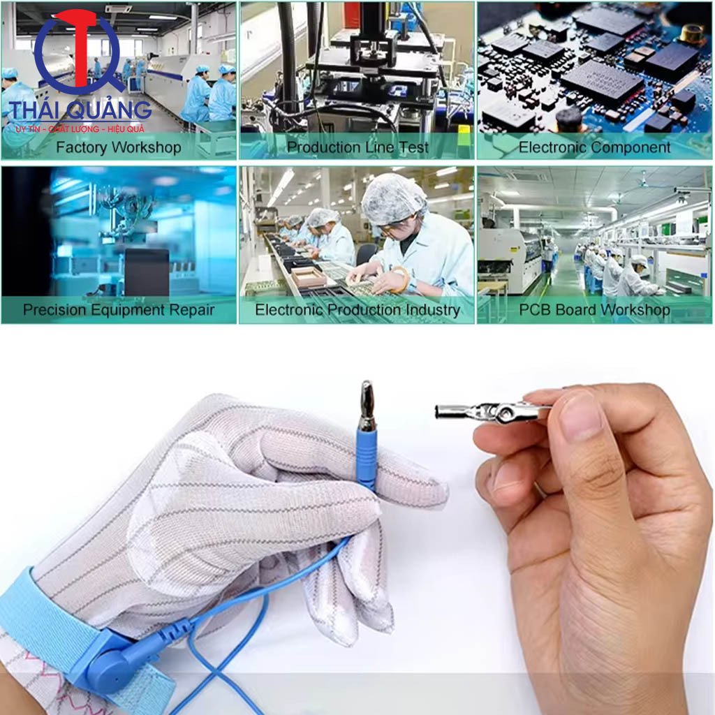 Ứng dụng của vòng tay chống tĩnh điện trong nhiều lĩnh vực