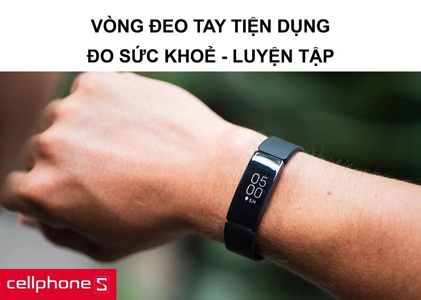 Vận động viên sử dụng vòng tay đo nhịp tim để luyện tập
