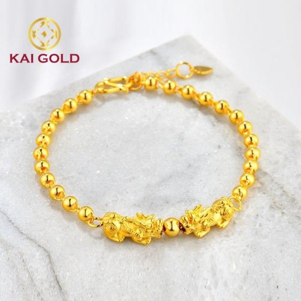 Vệ sinh lắc tay vàng 9999 3 chỉ tại nhà