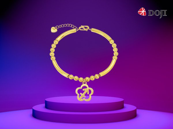 Vòng tay 24K thiết kế theo cung hoàng đạo