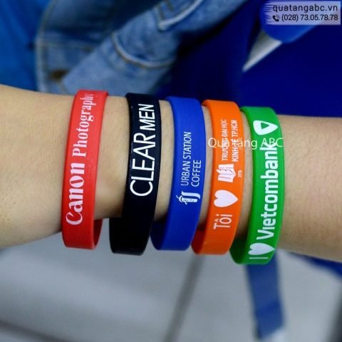 Vòng tay cao su sản phẩm nhỏ gọn tiện ích
