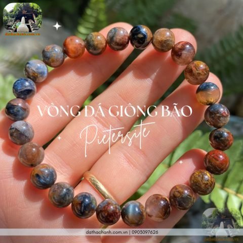 vòng tay đá giông bão tự nhiên