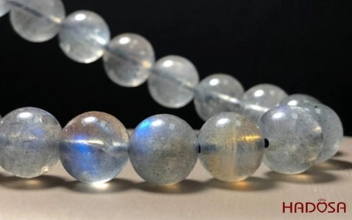 Vòng tay đá labradorite ánh quang