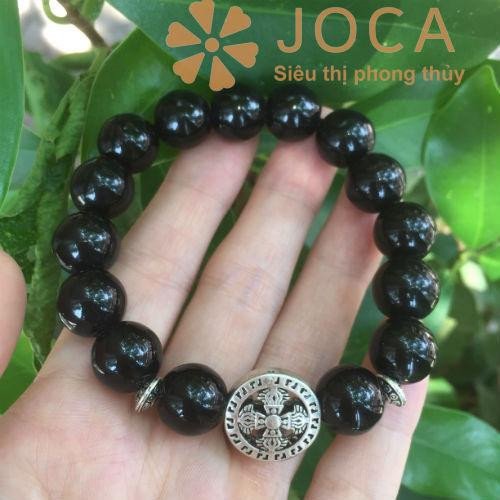 Vòng tay đá obsidian đa sắc, phù hợp nhiều mệnh trong ngũ hành