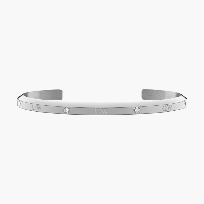 Vòng tay Daniel Wellington Lumine màu bạc với những viên đá nhỏ, sang trọng