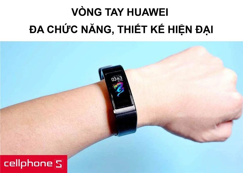 Vòng tay đo nhịp tim Huawei Band mới nhất