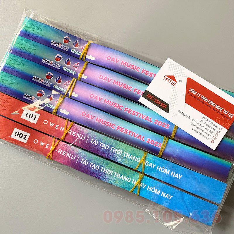 Vòng tay giấy concert DAV Music Festival, phụ kiện không thể thiếu