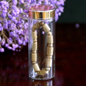 Vòng tay gỗ Trầm Hương Mã Lai đốt trúc 10 đốt