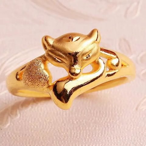 Vòng tay hồ ly bằng vàng biểu tượng tình duyên