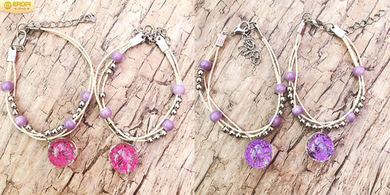 Vòng tay hoa may mắn mang vẻ đẹp sang trọng và thanh lịch