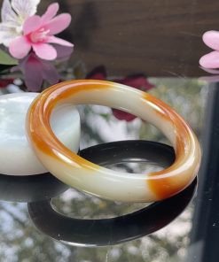 Vòng tay ngọc cẩm thạch tím lavender