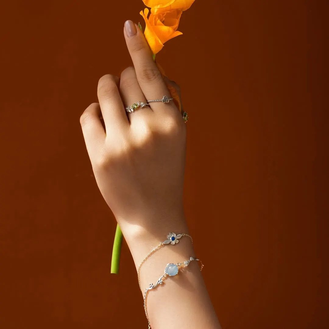 Vòng tay nữ Shimmer Silver Jewelry tối giản