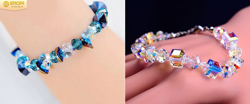 Vòng tay pha lê hợp mệnh mang lại may mắn