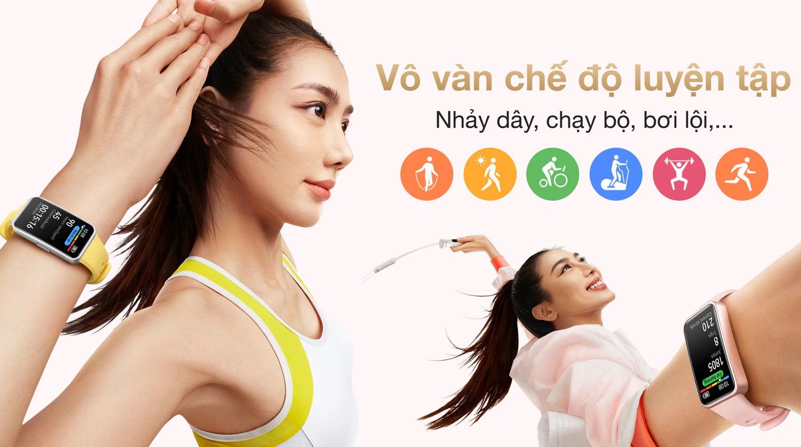 Vòng tay thông minh Honor Band 9 hỗ trợ đa dạng chế độ luyện tập thể thao