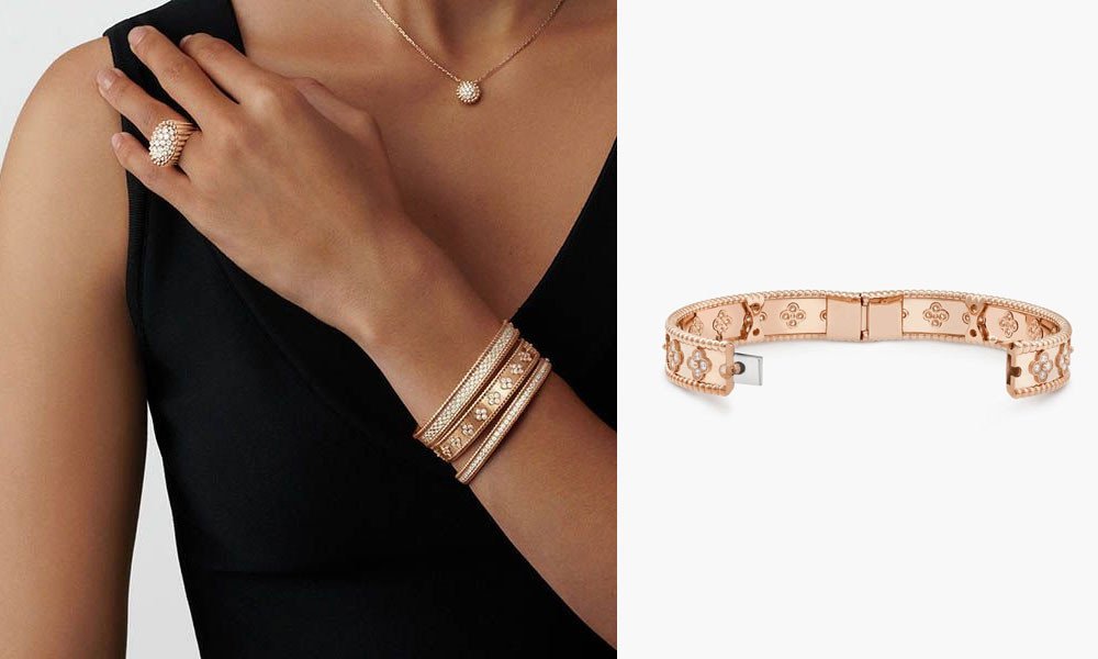 Vòng tay Van Cleef Arpels Perlée Clovers Bracelet Large Model, giá trị đẳng cấp của vòng tay Van Cleef chính hãng