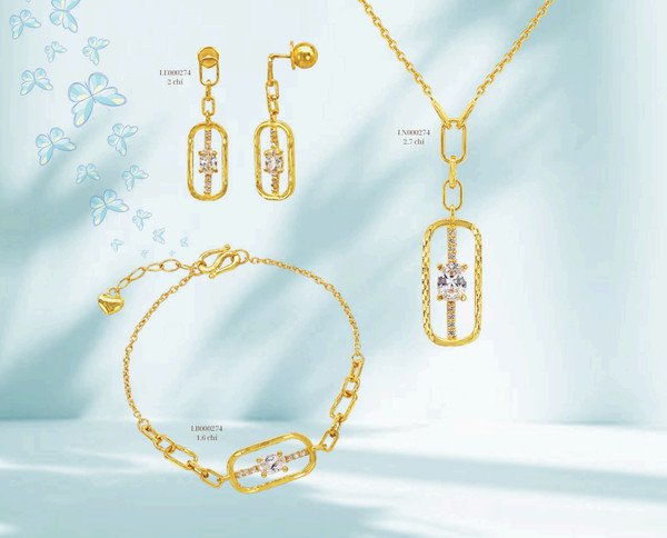 Vòng tay vàng 1.6 chỉ trong bộ sưu tập Modern Beauty