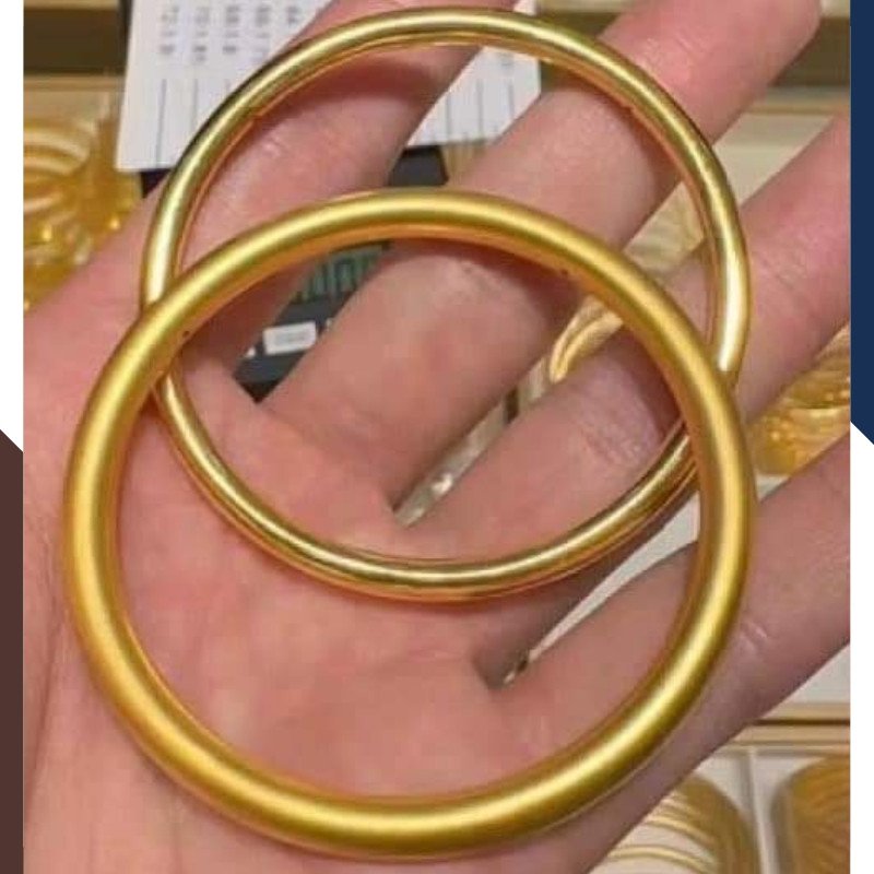 Vòng tay vàng 24K 2 chỉ phối đồ tinh tế