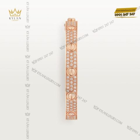 Vòng tay vàng Cartier với thiết kế vàng hồng 18K