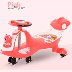 xe lắc tay cho bé với bánh xe bọc cao su