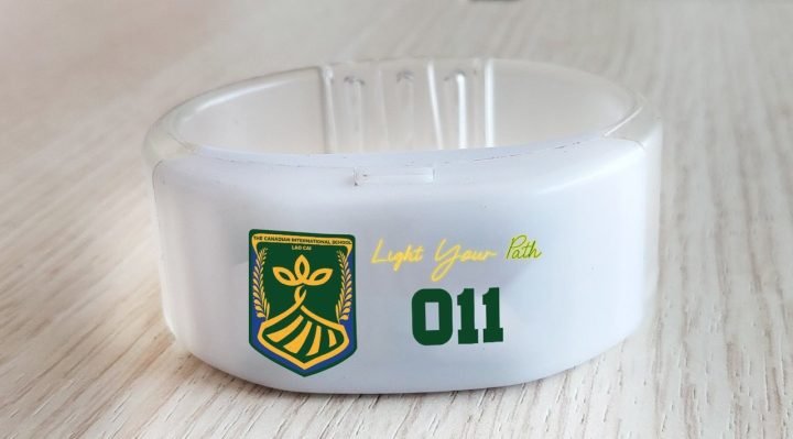 Mô tả về vòng tay phát sáng LED có khả năng thay đổi màu sắc theo điều khiển