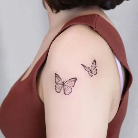Hình Xăm Con Bướm
