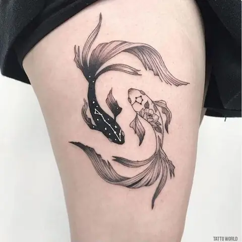 Hình Ảnh Cho Hình Xăm Âm Dương: