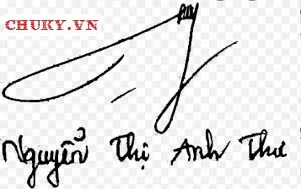 Các Mẫu Chữ Ký Tên Đệm Phổ Biến (minh Thư, Anh Thư, Hoài Thu)
