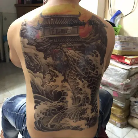 Hình Ảnh Cho Giá Hình Xăm Rồng Cánh Tay: