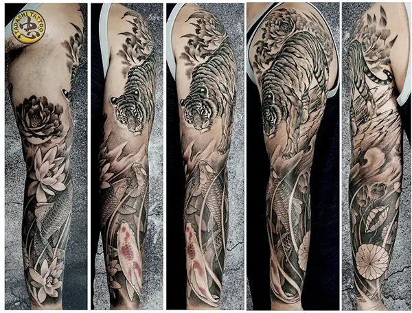 Hình Ảnh Cho Giá Hình Xăm Rồng Cánh Tay: