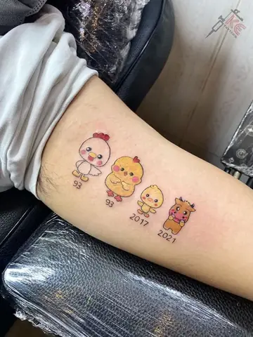 99+ Hình Xăm 12 Con Giáp Mini Gia Đình