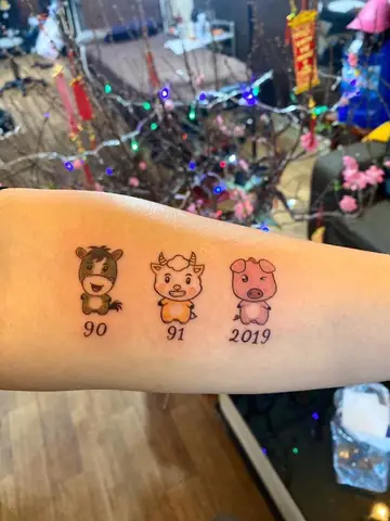 99+ Hình Xăm 12 Con Giáp Mini Gia Đình