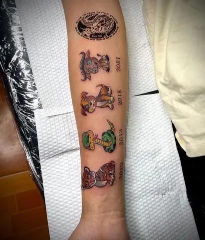 99+ Hình Xăm 12 Con Giáp Mini Gia Đình