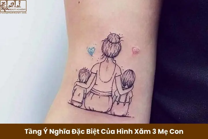 Tầng Ý Nghĩa Đặc Biệt Của Hình Xăm 3 Mẹ Con