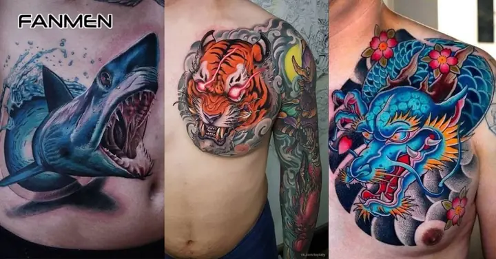 Hình Xăm 3d Động Vật Mạnh Mẽ