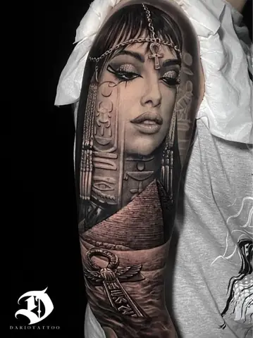Xäm Hã¬nh Ná»¯ Hoã Ng Cleopatra Mang Ã½ Nghä©a Gã¬?